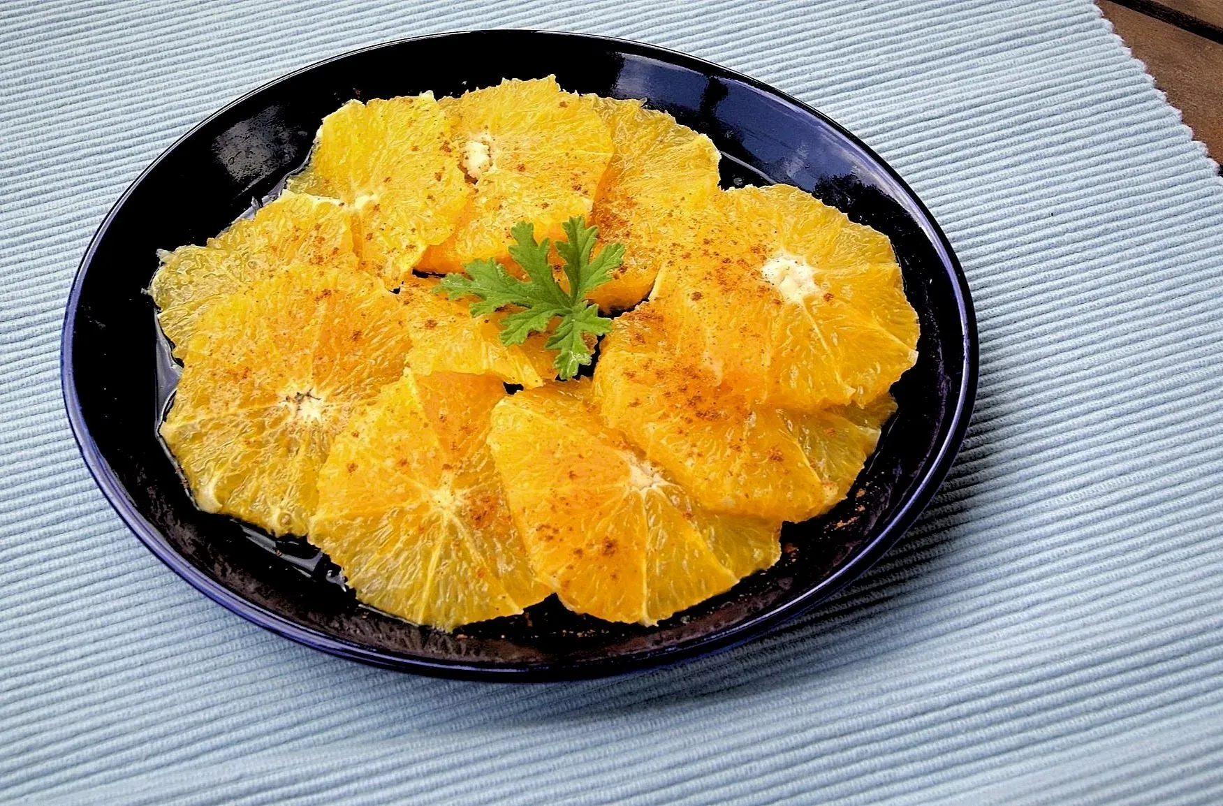 Moroccan Orange and Cinnamon Dessert Salad